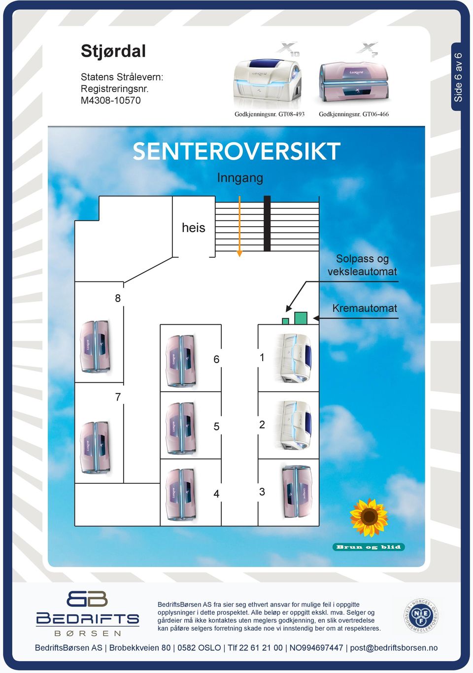 sier seg ethvert ansvar for mulige feil i oppgitte opplysninger i dette prospektet. Alle beløp er oppgitt ekskl. mva.