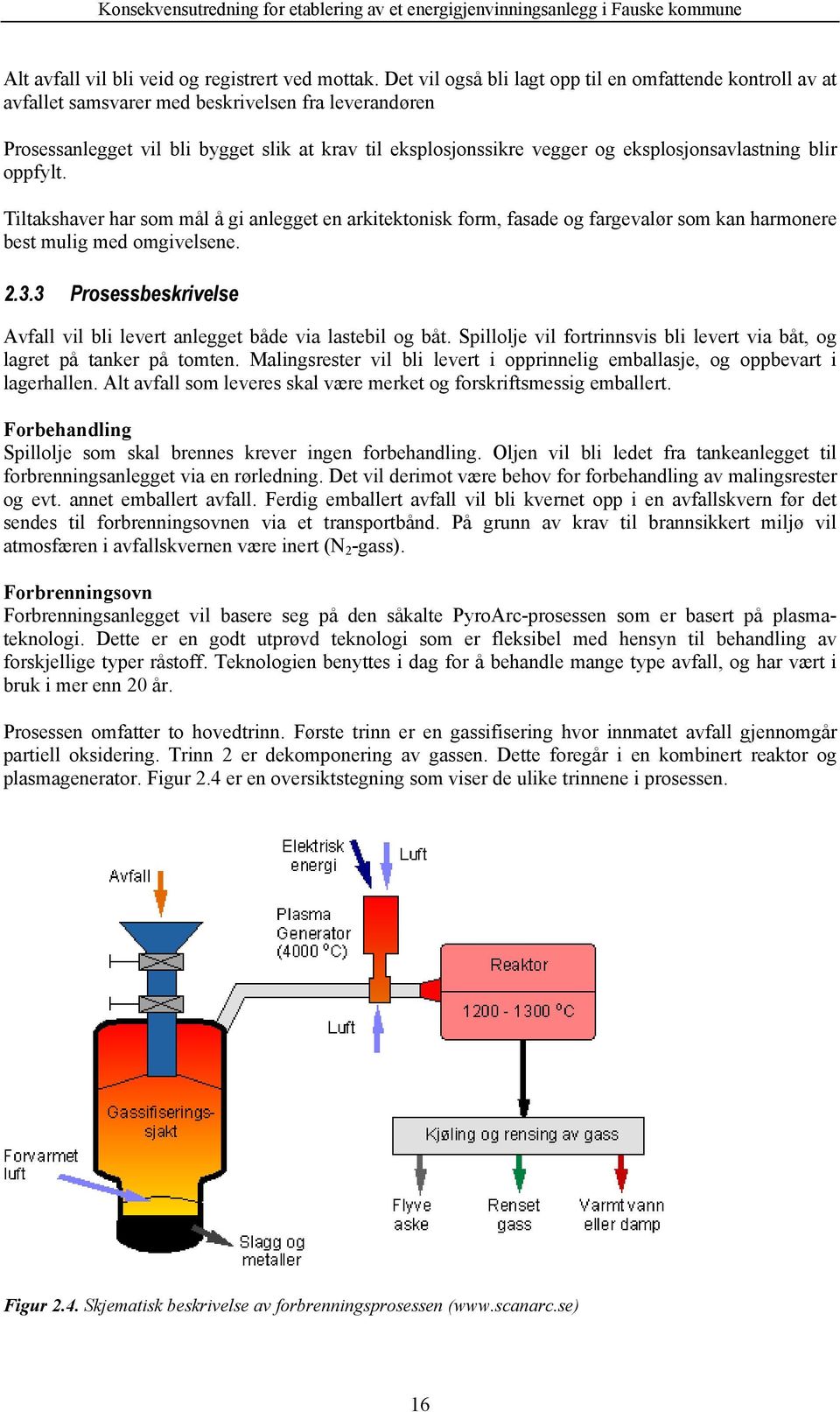 eksplosjonsavlastning blir oppfylt. Tiltakshaver har som mål å gi anlegget en arkitektonisk form, fasade og fargevalør som kan harmonere best mulig med omgivelsene. 2.3.