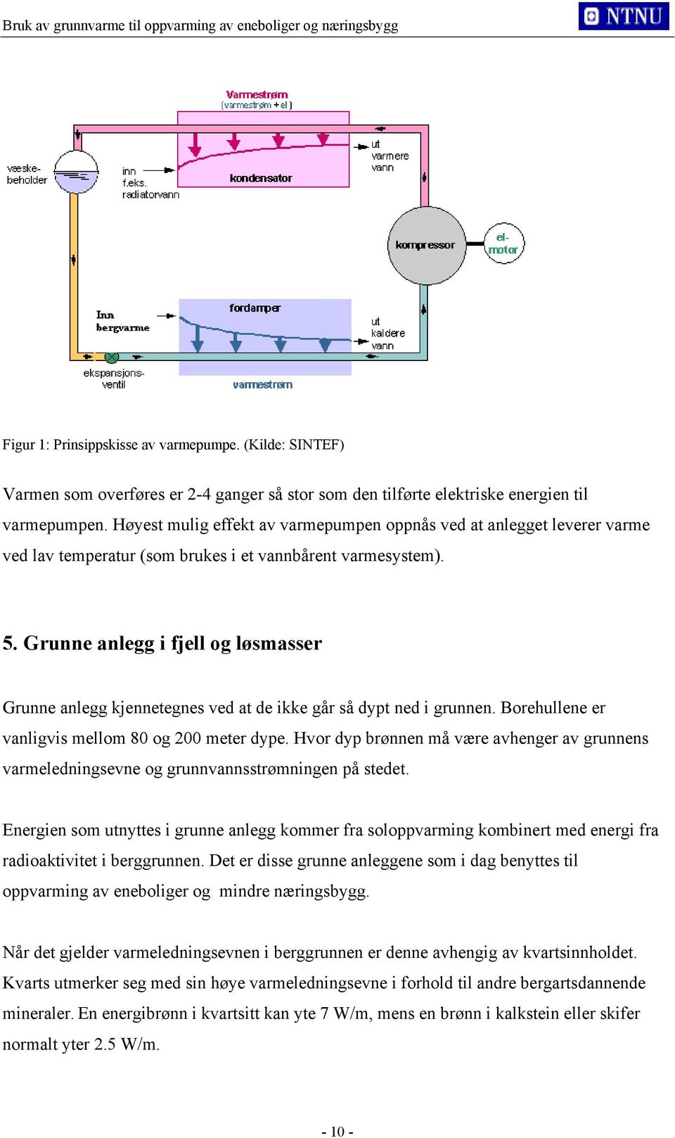 Grunne anlegg i fjell og løsmasser Grunne anlegg kjennetegnes ved at de ikke går så dypt ned i grunnen. Borehullene er vanligvis mellom 80 og 200 meter dype.