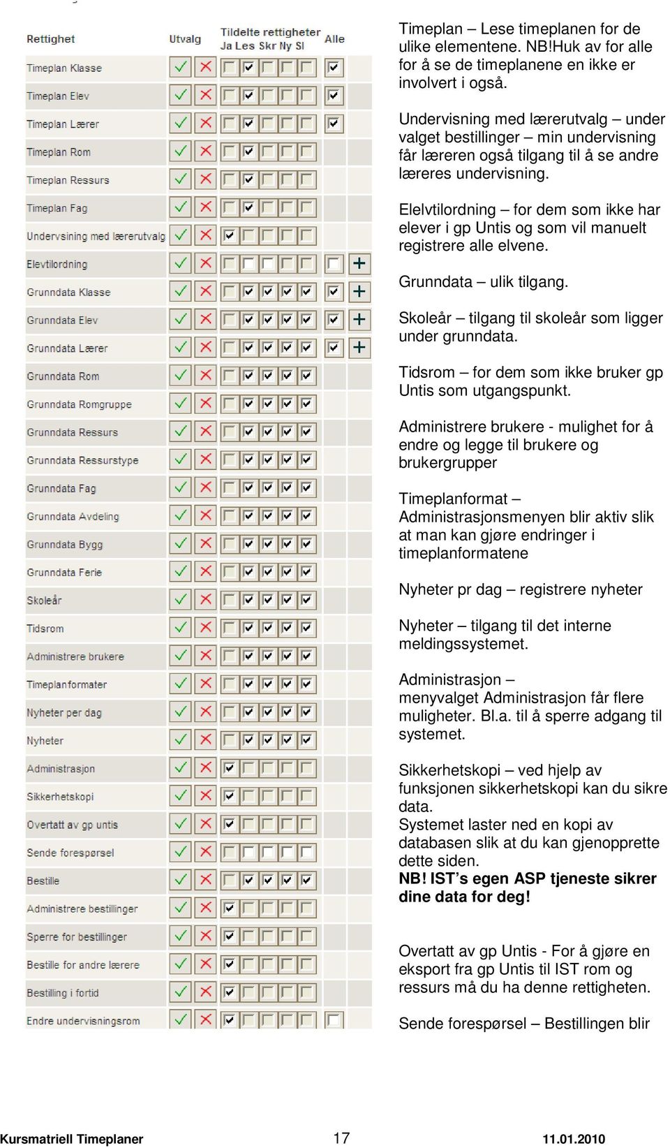 Elelvtilordning for dem som ikke har elever i gp Untis og som vil manuelt registrere alle elvene. Grunndata ulik tilgang. Skoleår tilgang til skoleår som ligger under grunndata.