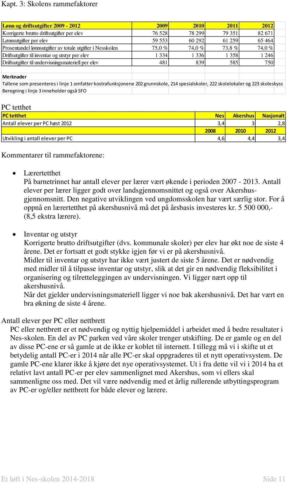 undervisningsmateriell per elev 481 839 585 750 Merknader Tallene som presenteres i linje 1 omfatter kostrafunksjonene 202 grunnskole, 214 spesialskoler, 222 skolelokaler og 223 skoleskyss Beregning