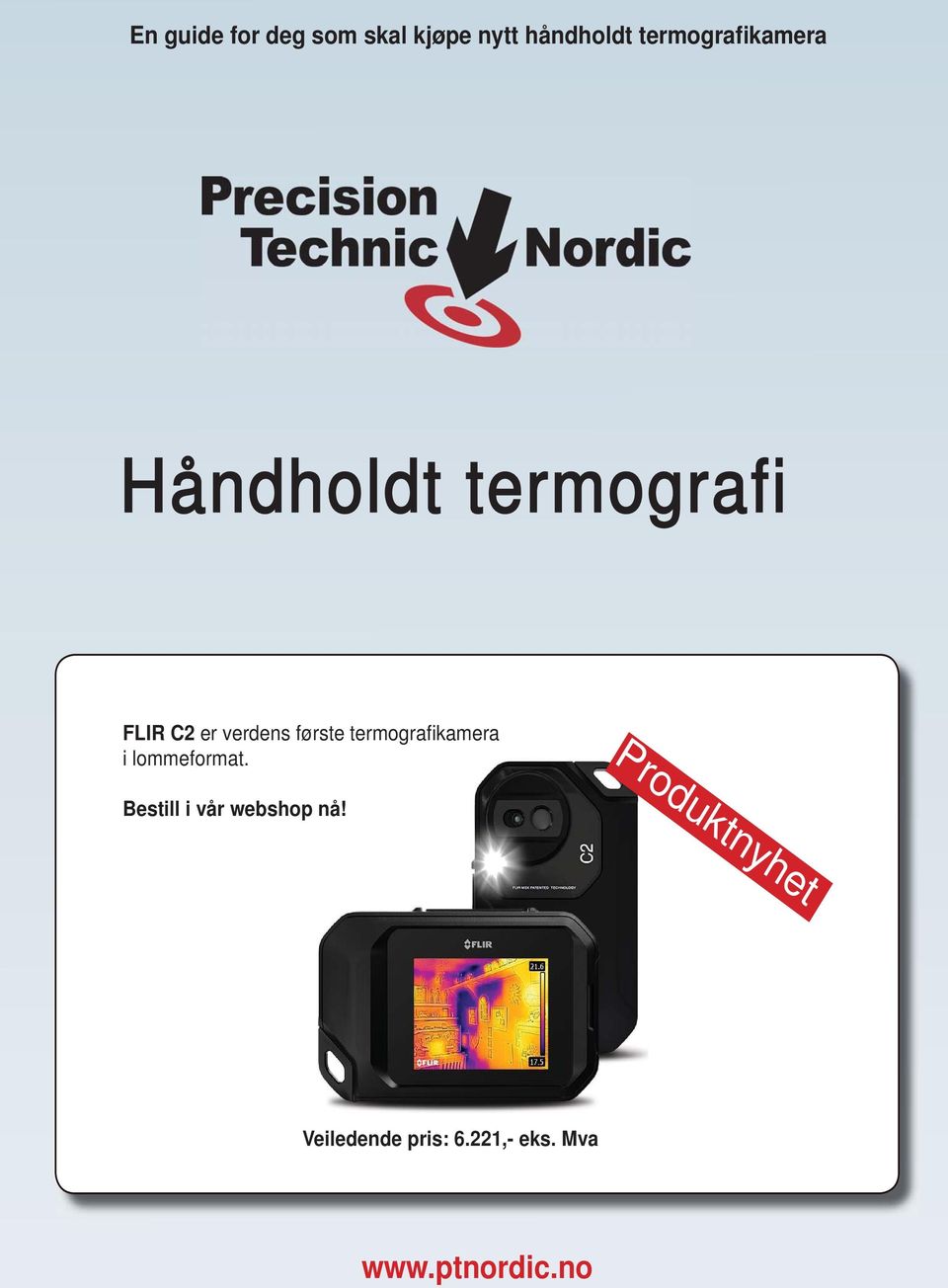 verdens første termografi kamera i lommeformat.