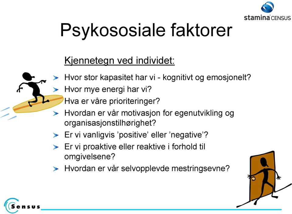 Hvordan er vår motivasjon for egenutvikling og organisasjonstilhørighet?