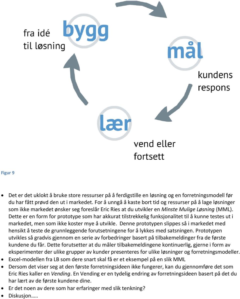 Dette er en form for prototype som har akkurat tilstrekkelig funksjonalitet til å kunne testes ut i markedet, men som ikke koster mye å utvikle.