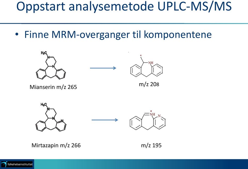 til komponentene NH Mianserin