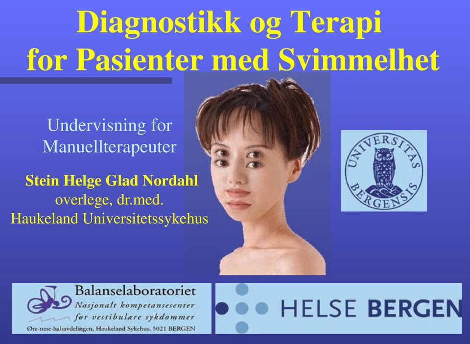 Manuellterapeuter Stein Helge Glad