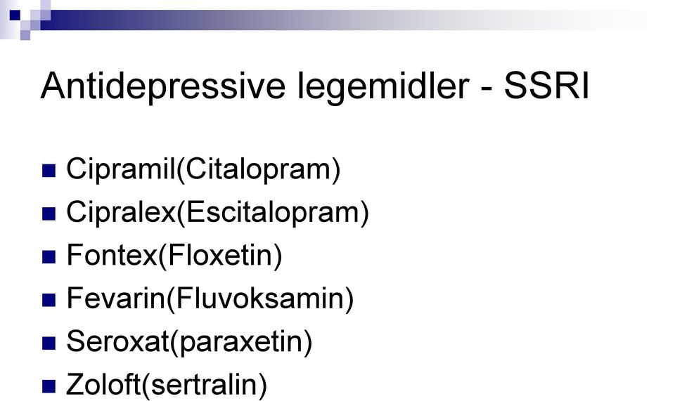 Cipralex(Escitalopram)