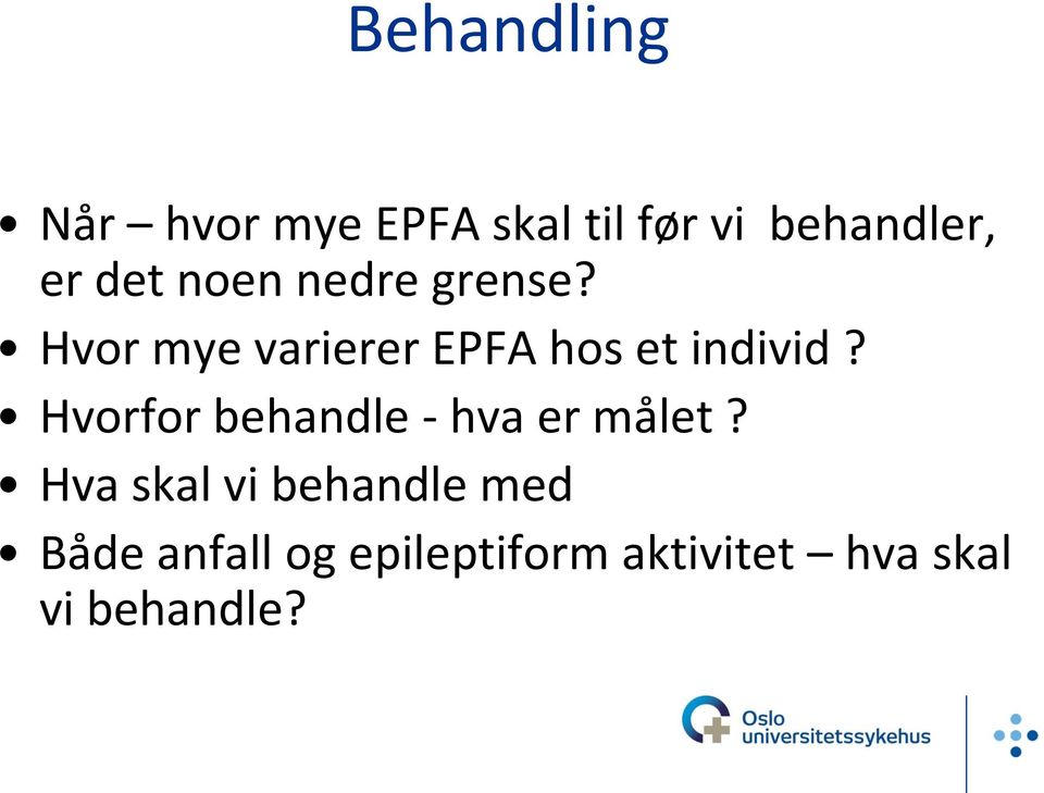 Hvor mye varierer EPFA hos et individ?