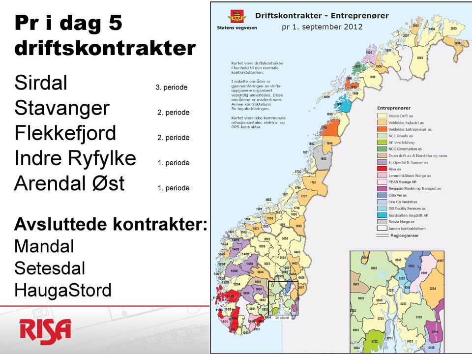 periode Indre Ryfylke 1. periode Arendal Øst 1.