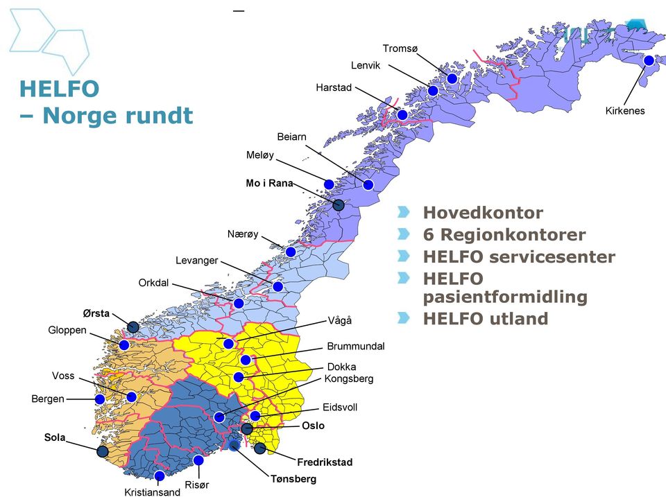 HELFO servicesenter HELFO pasientformidling HELFO utland Brummundal Voss