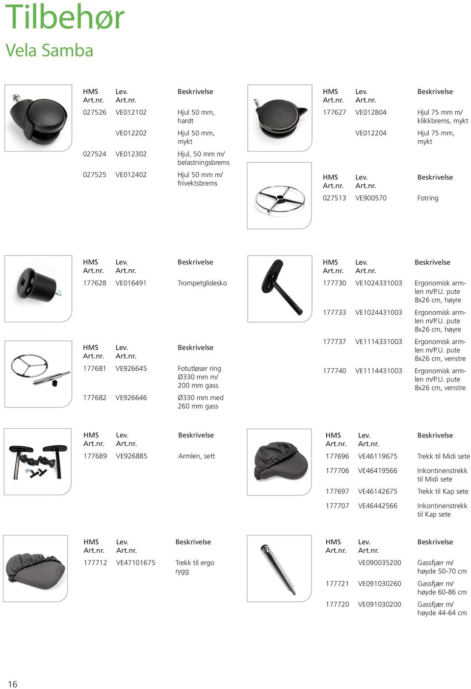 177730 VE1024331003 Ergonomisk armlen m/p.u. pute 8x26 cm, høyre 177733 VE1024431003 Ergonomisk armlen m/p.u. pute 8x26 cm, høyre 177737 VE1114331003 Ergonomisk armlen m/p.u. pute 8x26 cm, venstre 177740 VE1114431003 Ergonomisk armlen m/p.