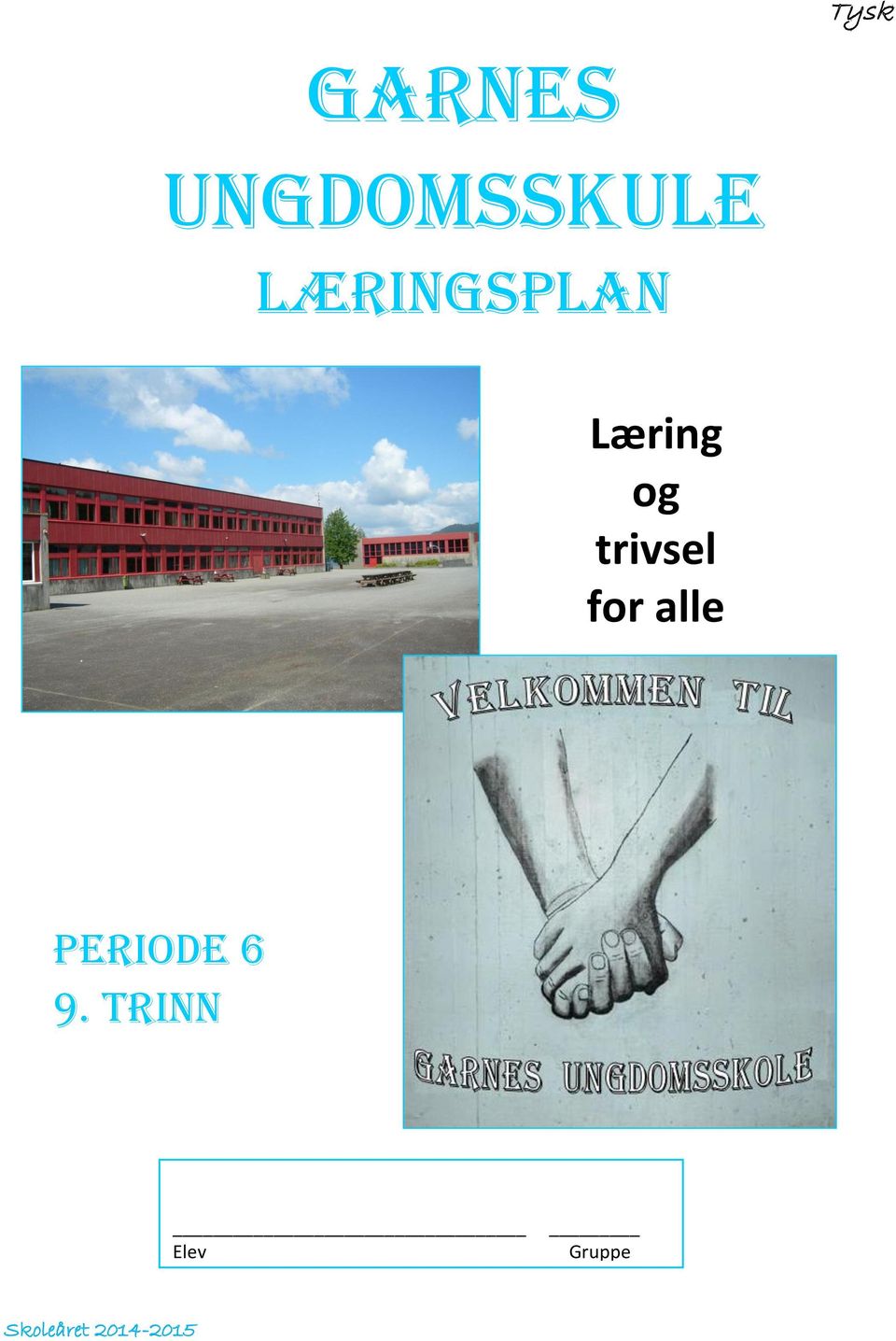 trivsel for alle PERIODE 6 9.