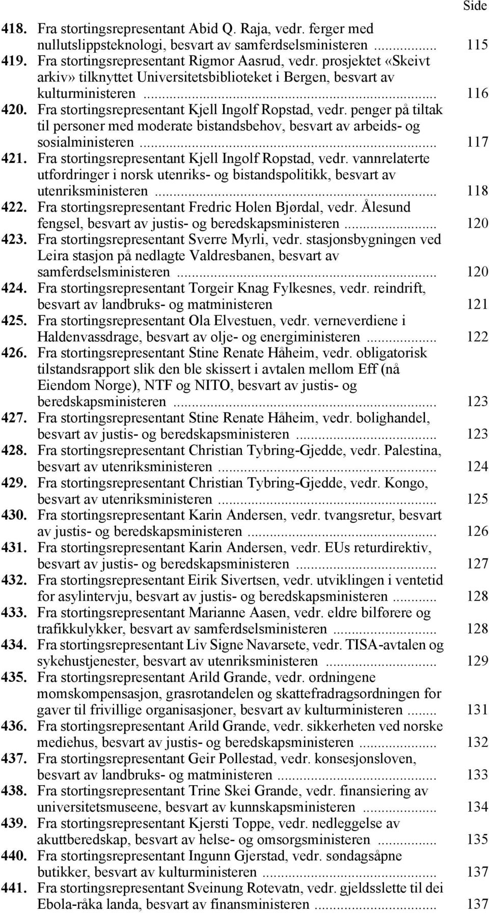 penger på tiltak til personer med moderate bistandsbehov, besvart av arbeids- og sosialministeren... 117 421. Fra stortingsrepresentant Kjell Ingolf Ropstad, vedr.