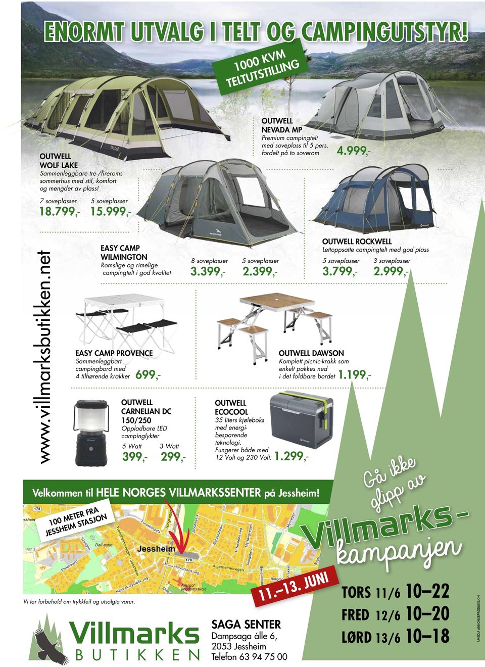 Fungerer både med 12 Volt og 230 Volt: Velkommen til HELE NORGES VILLMARKSSENTER på Jessheim! Vi tar forbehold om trykkfeil og utsolgte varer.