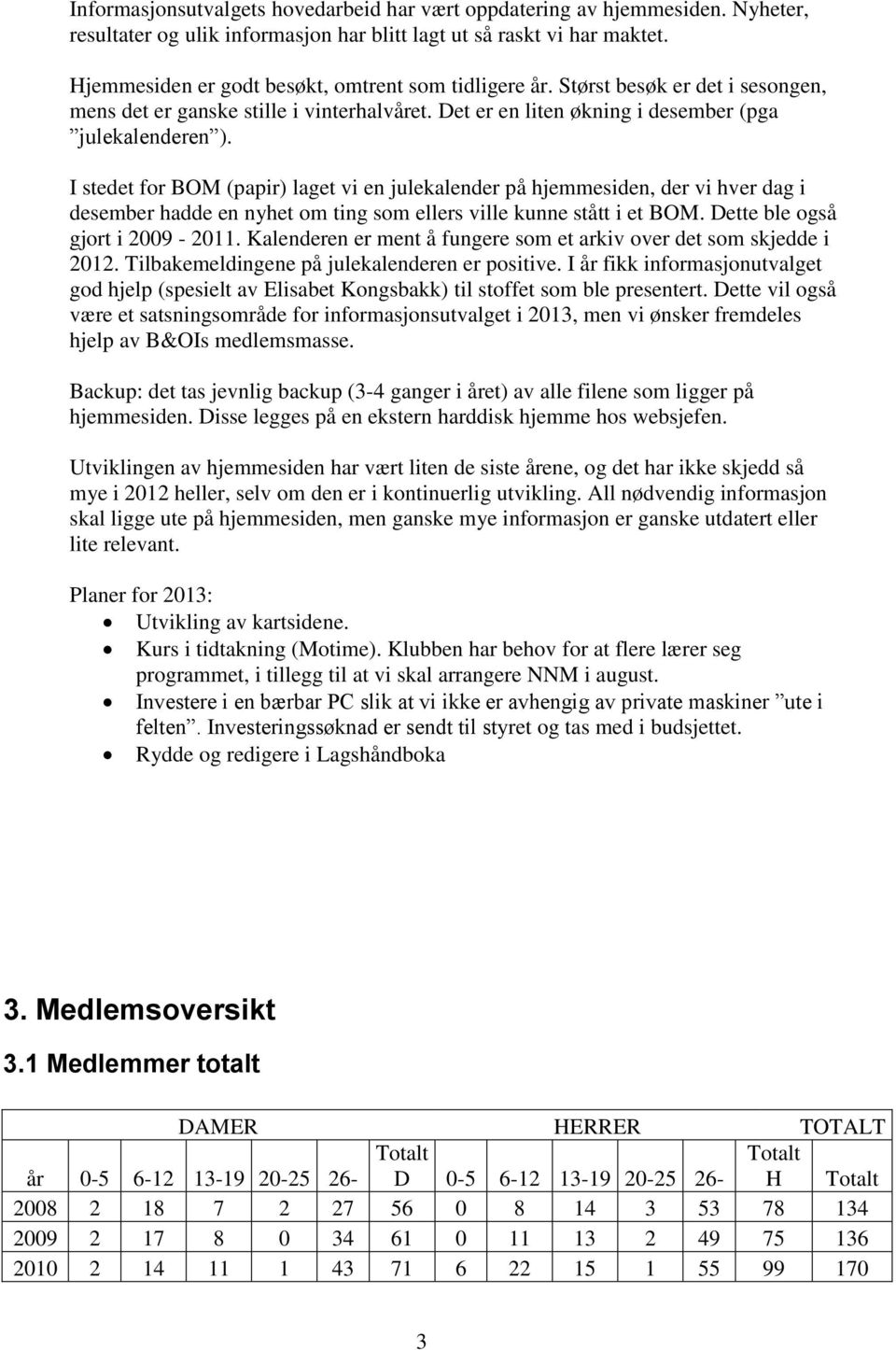 I stedet for BOM (papir) laget vi en julekalender på hjemmesiden, der vi hver dag i desember hadde en nyhet om ting som ellers ville kunne stått i et BOM. Dette ble også gjort i 2009-2011.