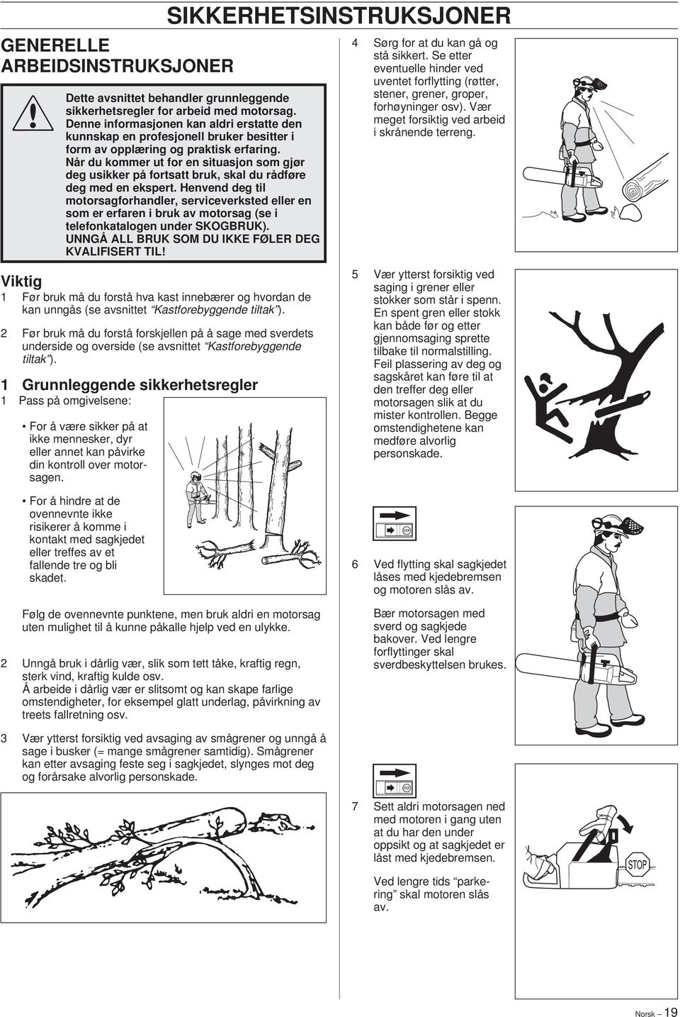 Når du kommer ut for en situasjon som gjør deg usikker på fortsatt bruk, skal du rådføre deg med en ekspert.