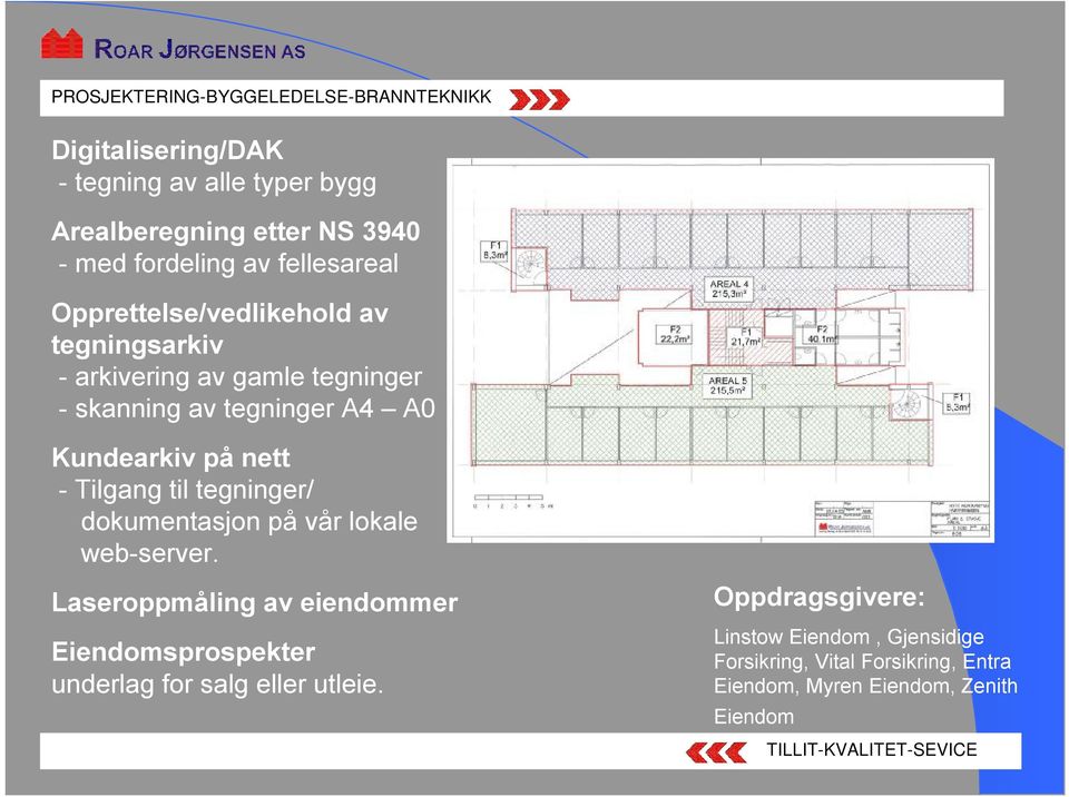 -Tilgang til tegninger/ dokumentasjon på vår lokale web-server.