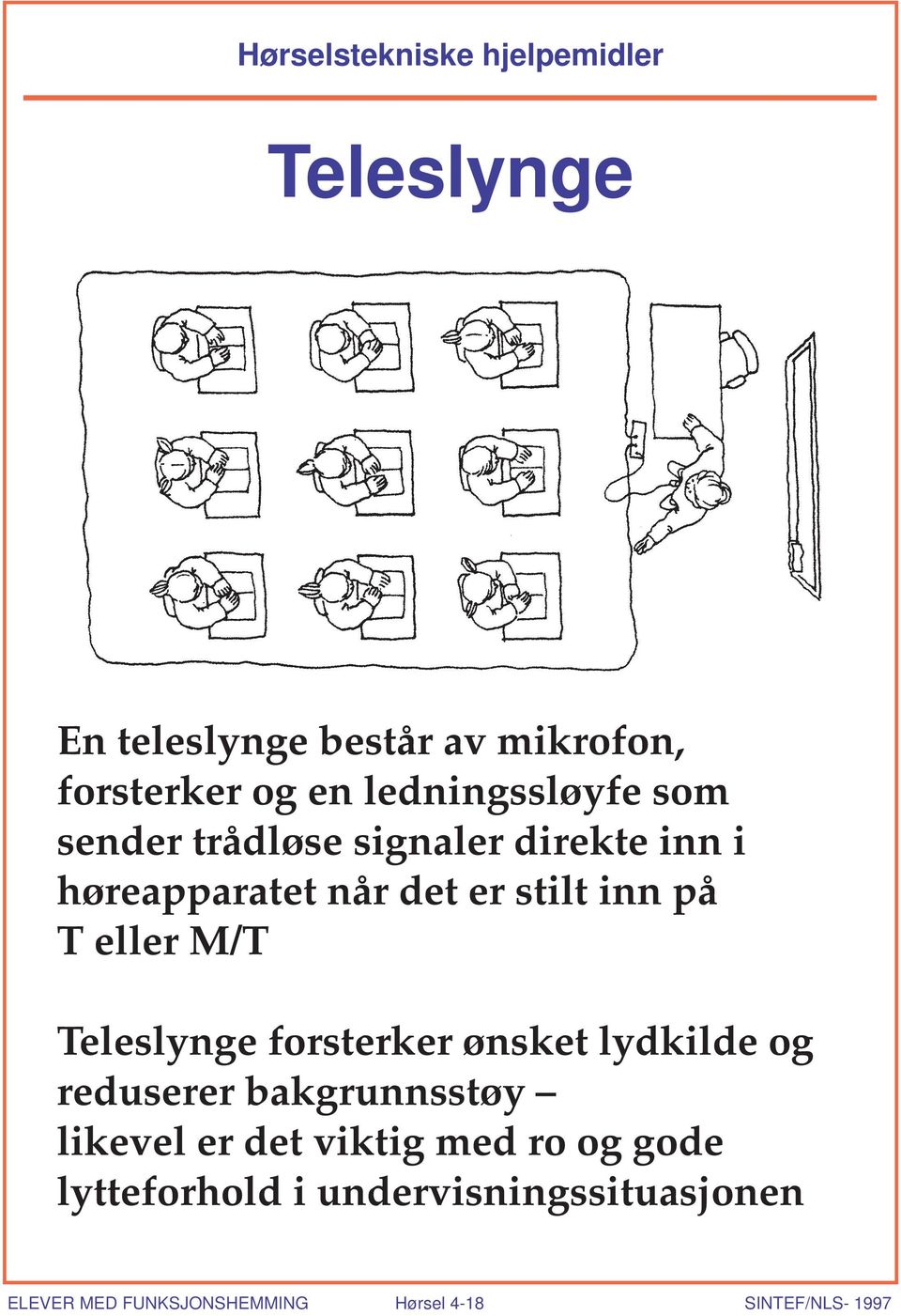 eller M/T Teleslynge forsterker ønsket lydkilde og reduserer bakgrunnsstøy likevel er det viktig