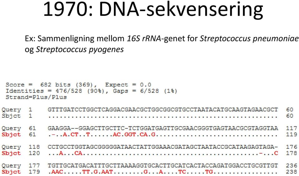 rrna-genet for Streptococcus