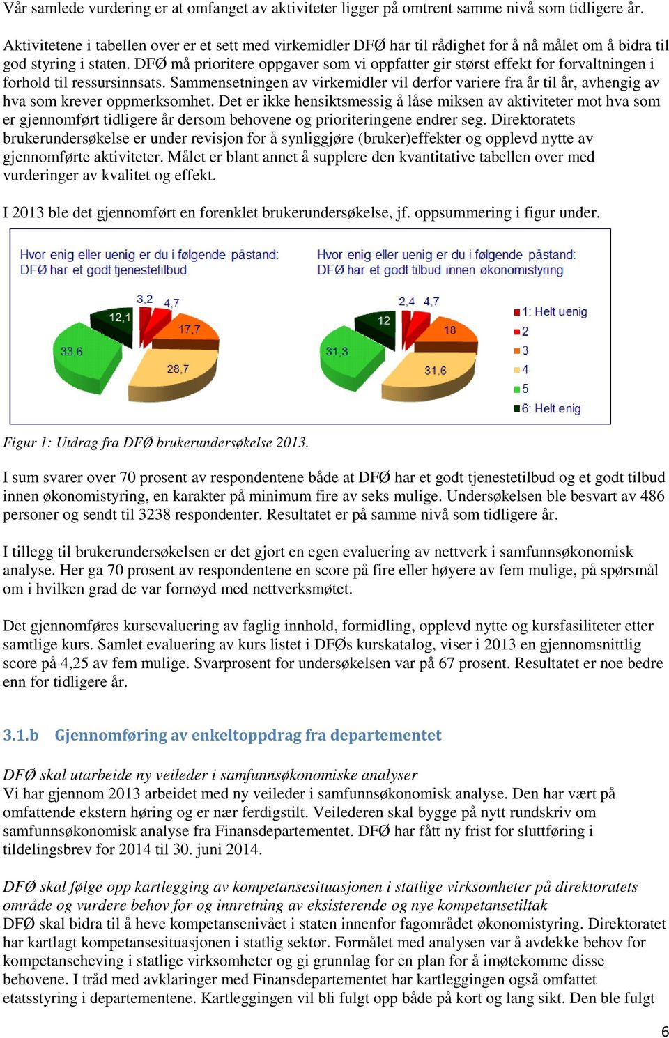 DFØ må prioritere oppgaver som vi oppfatter gir størst effekt for forvaltningen i forhold til ressursinnsats.