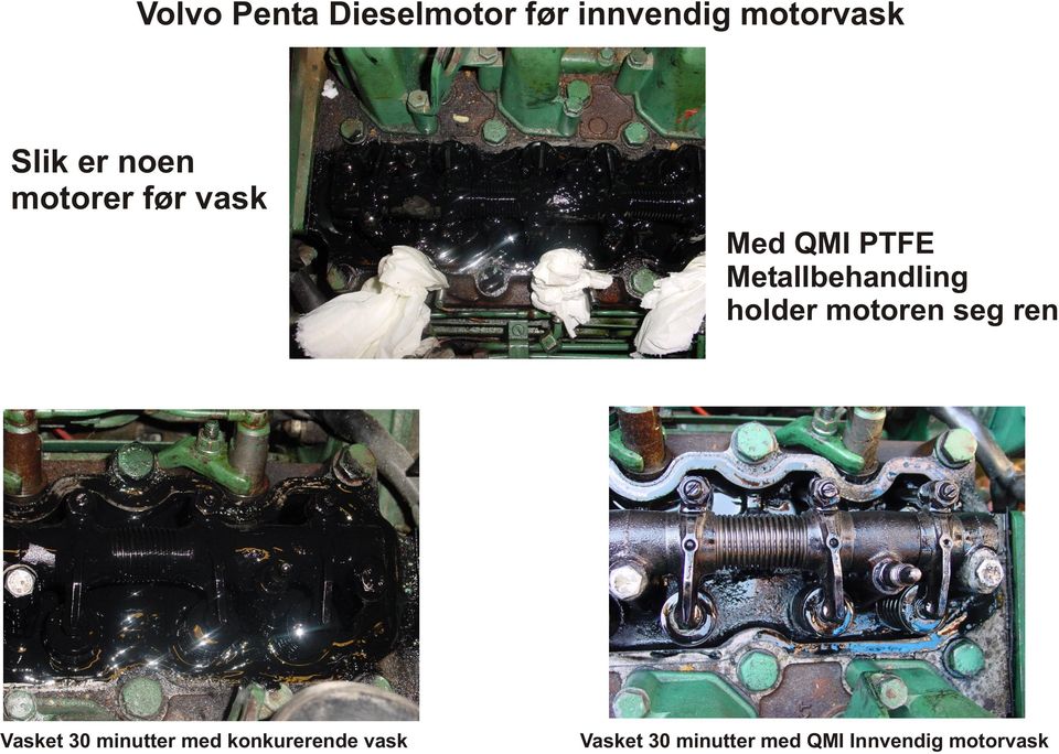 holder motoren seg ren Vasket 30 minutter med