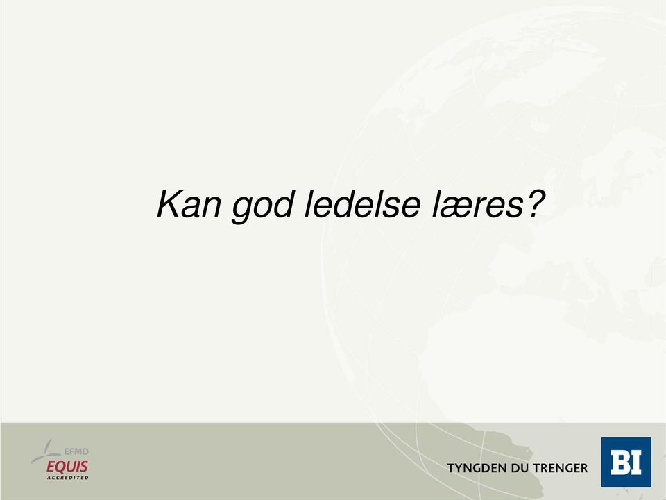 læres?