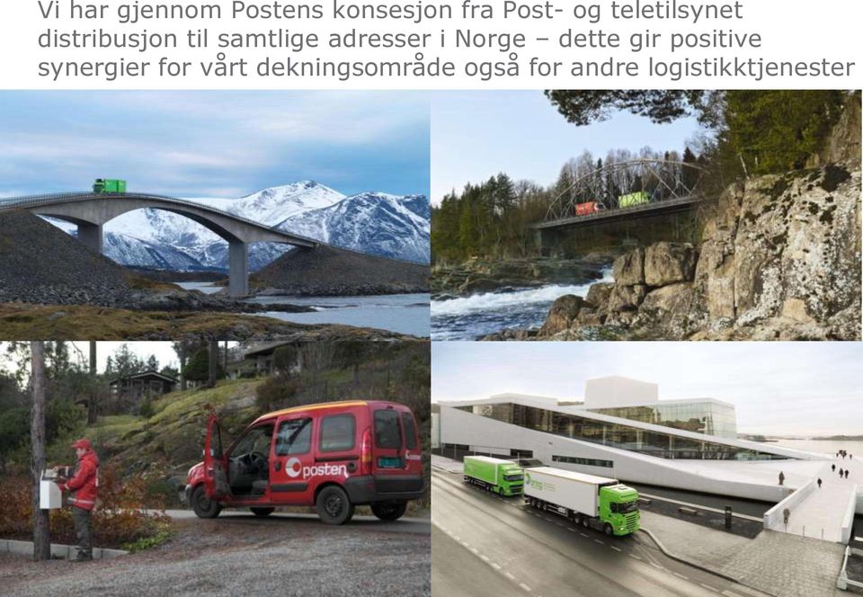 adresser i Norge dette gir positive synergier