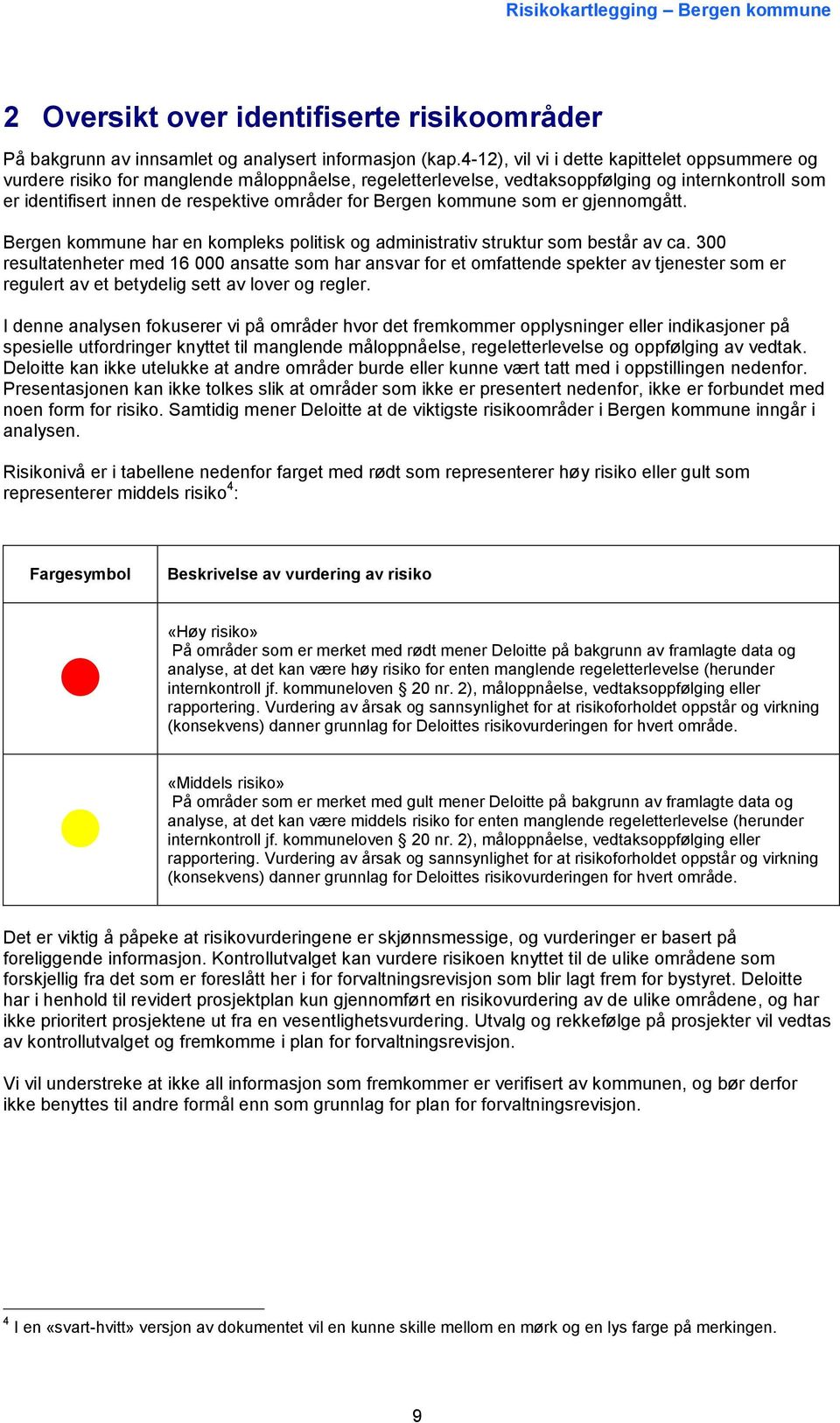 Bergen kommune som er gjennomgått. Bergen kommune har en kompleks politisk og administrativ struktur som består av ca.