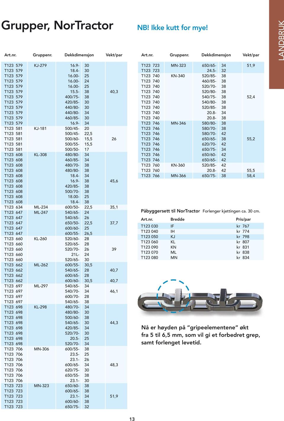 9-34 T123 581 KJ-181 500/45-20 T123 581 500/45-22,5 T123 581 500/60-15,5 26 T123 581 500/55-15,5 T123 581 500/50-17 T123 608 KL-308 480/80-34 T123 608 460/85-34 T123 608 480/70-38 T123 608 480/80-38