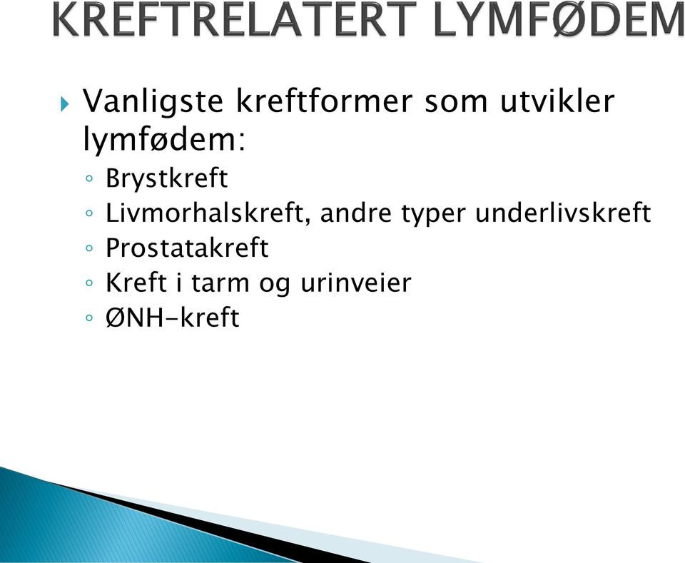 andre typer underlivskreft