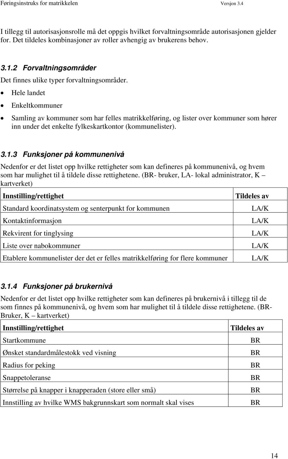 Hele landet Enkeltkommuner Samling av kommuner som har felles matrikkelføring, og lister over kommuner som hører inn under det enkelte fylkeskartkontor (kommunelister). 3.1.