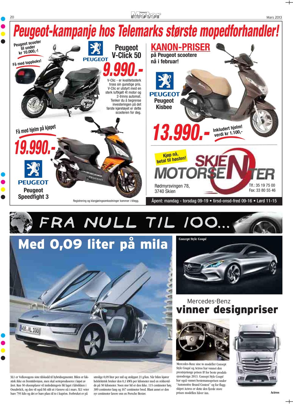 Tenker du å begrense investeringen på det første kjøretøyet er dette scooteren for deg. KANON-PRISER på Peugeot scootere nå i februar! Peugeot Kisbee Få med hjelm på kjøpet Inkludert hjelm!