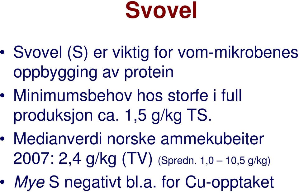 1,5 g/kg TS.