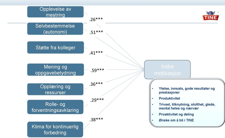 forventningsavklaring Klima for kontinuerlig forbedring.41***.59***.36***.29***.