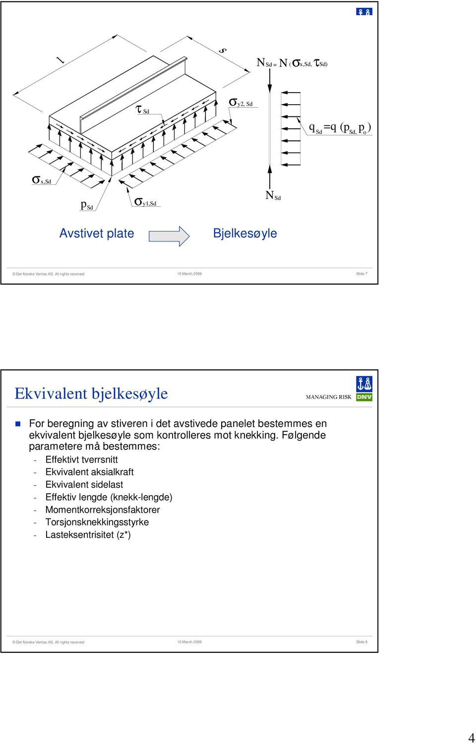 kontrolleres mot knekking.