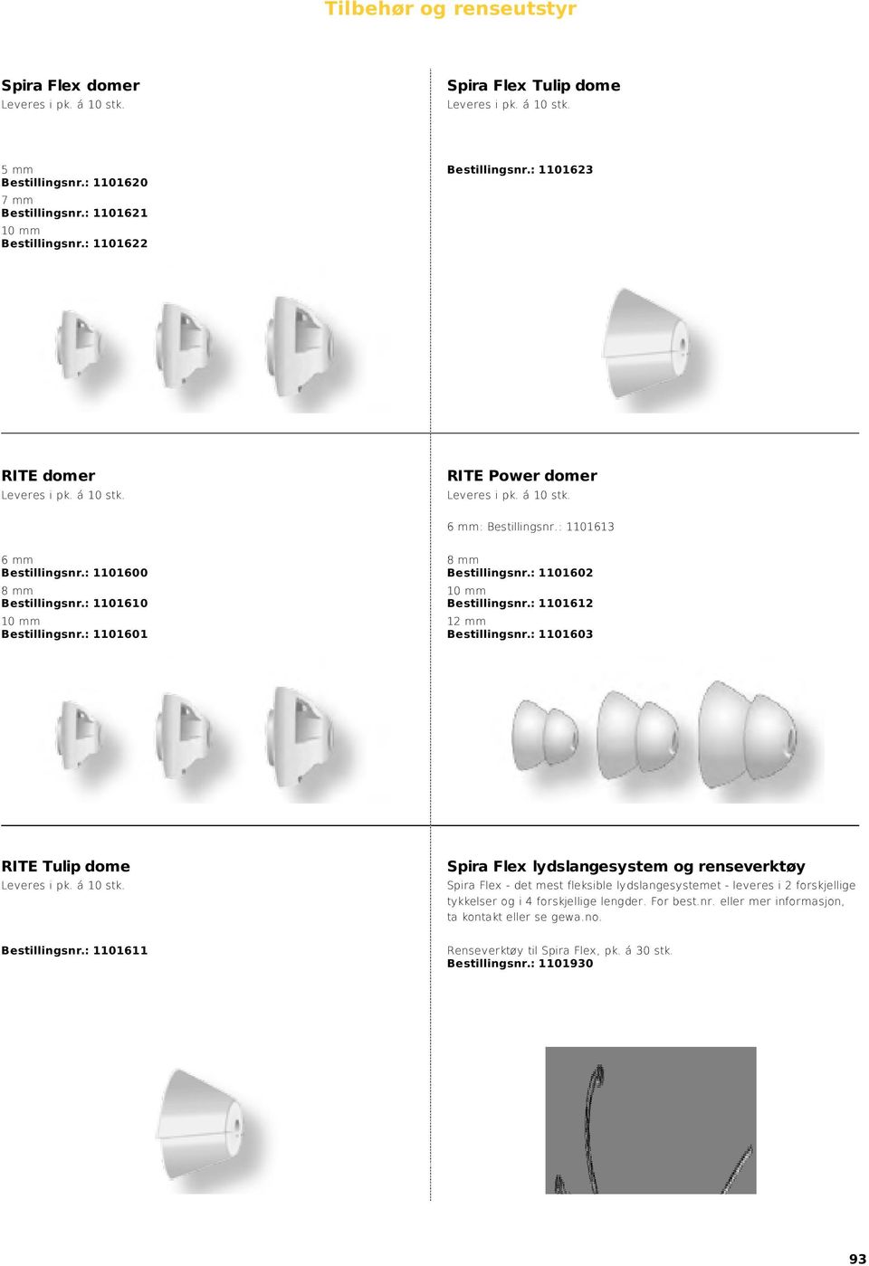 : 1101602 10 mm Bestillingsnr.: 1101612 12 mm Bestillingsnr.