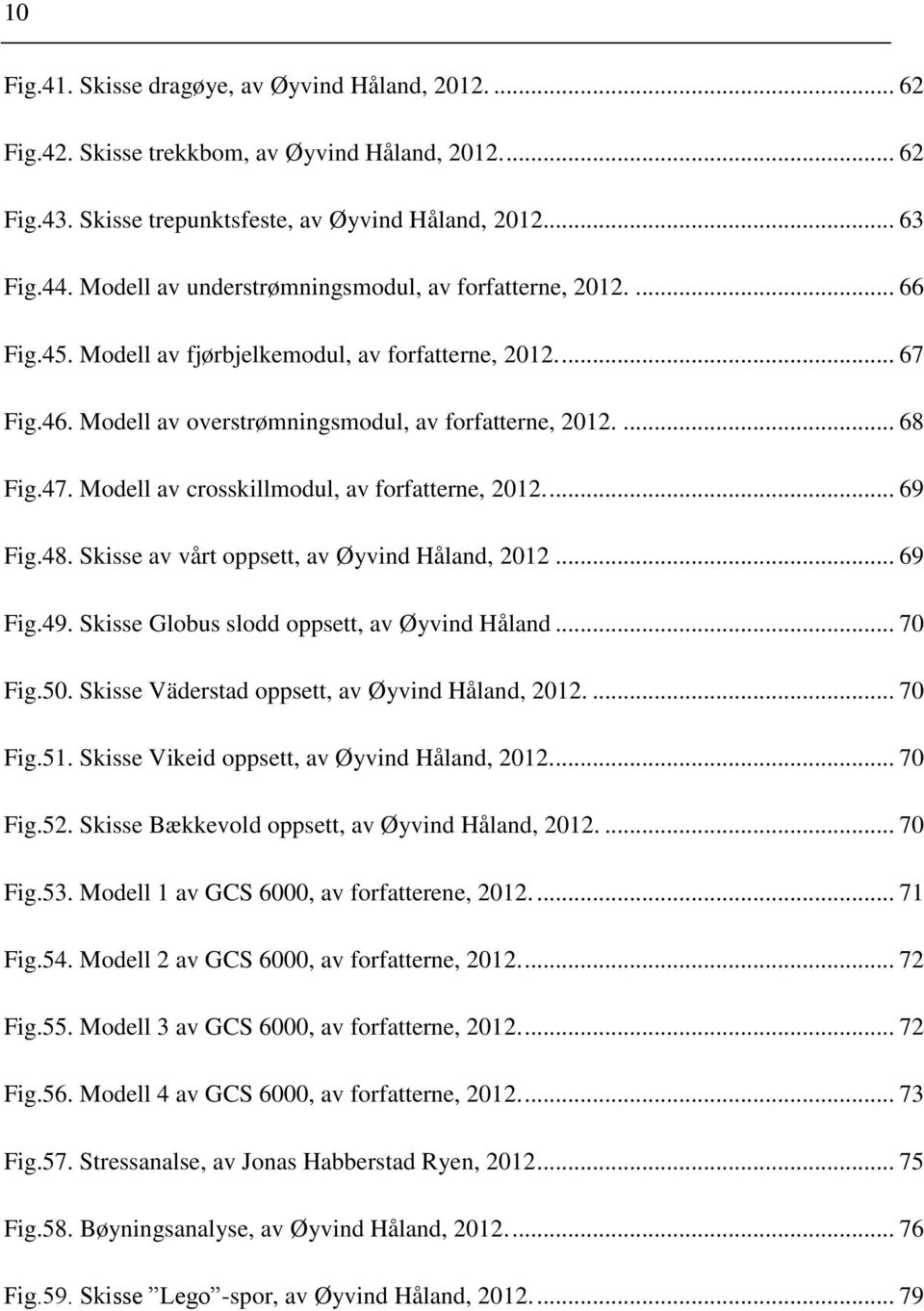 Modell av crosskillmodul, av forfatterne, 2012.... 69 Fig.48. Skisse av vårt oppsett, av Øyvind Håland, 2012... 69 Fig.49. Skisse Globus slodd oppsett, av Øyvind Håland... 70 Fig.50.