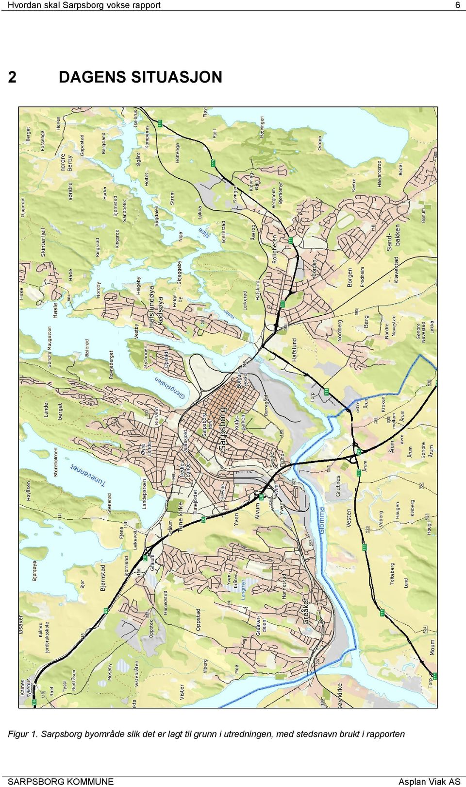 Kommunen forventes å nå en befolkningsmengde på nærmere 70 000 innen 2040-2050, se Figur 2.