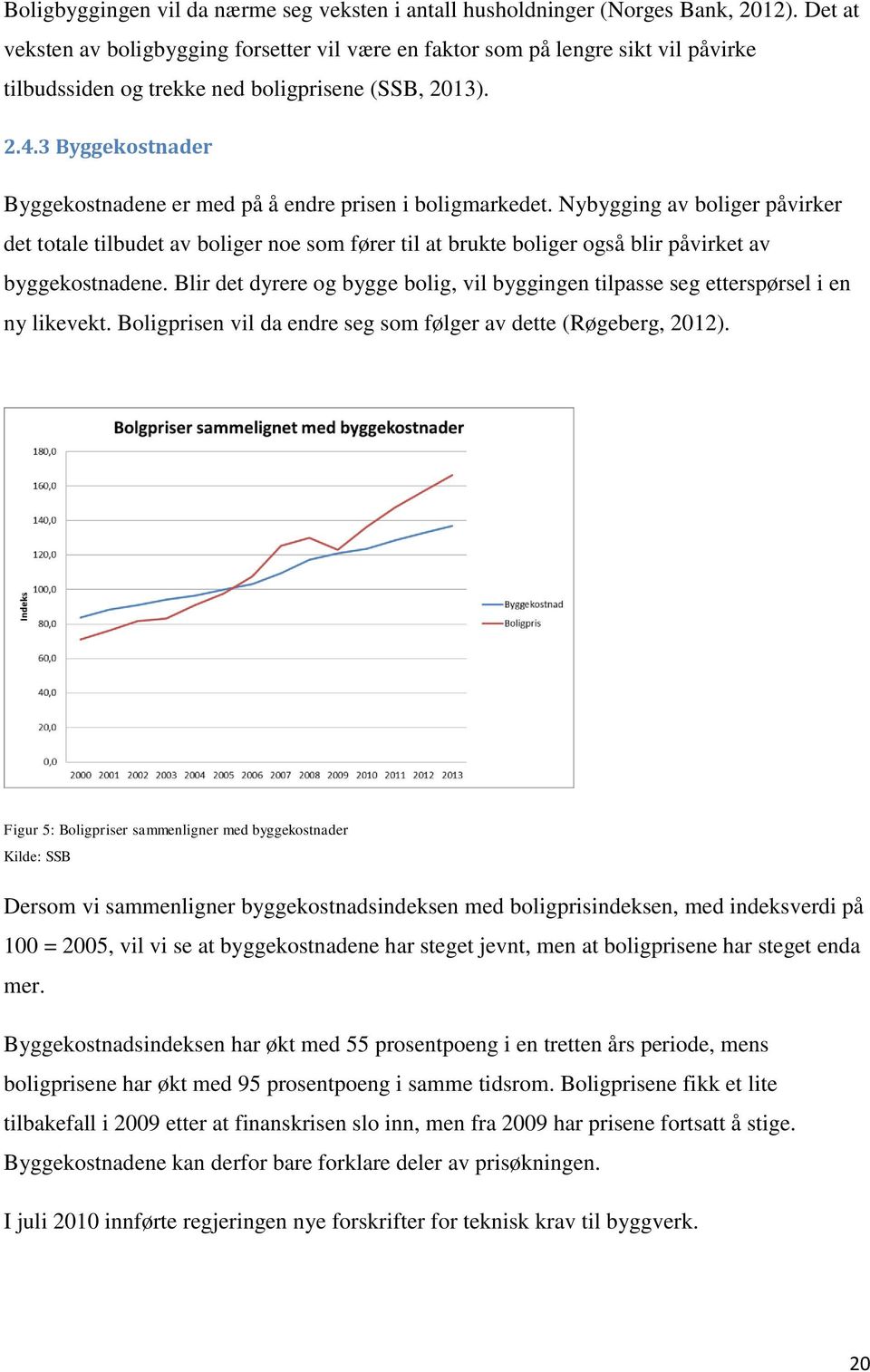 3 Byggekostnader Byggekostnadene er med på å endre prisen i boligmarkedet.