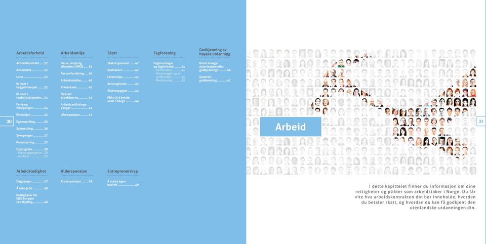 .. 42 Skattekort... 42 Lønnsslipp... 43 Selvangivelse... 43 Skatteoppgjør... 44 Plikt til å betale skatt i Norge... 44 Fagforeninger og fagforbund... 44 - Tariffavtaler.