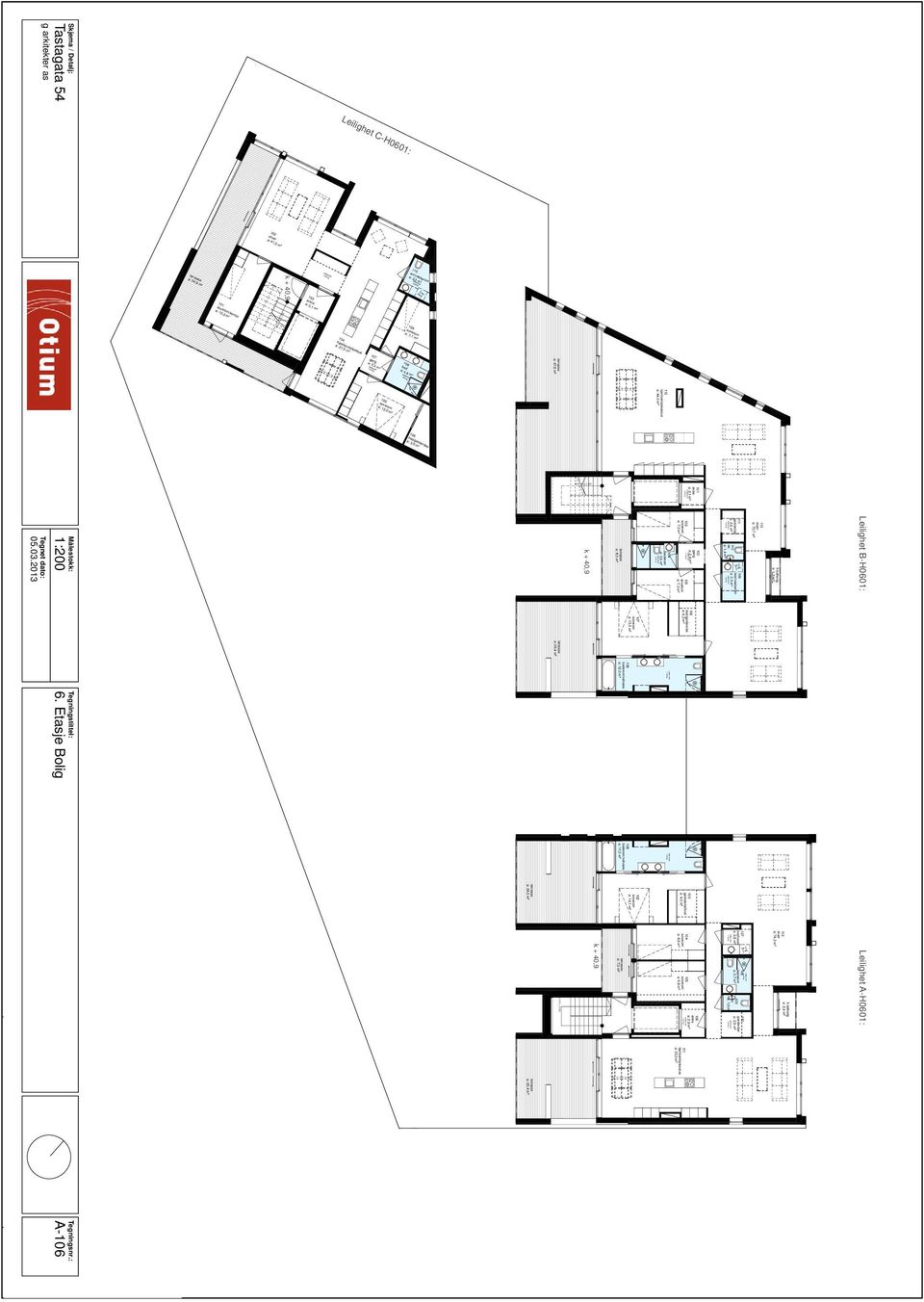 a: 2,1 m² Leilighet B-H0601: fr.