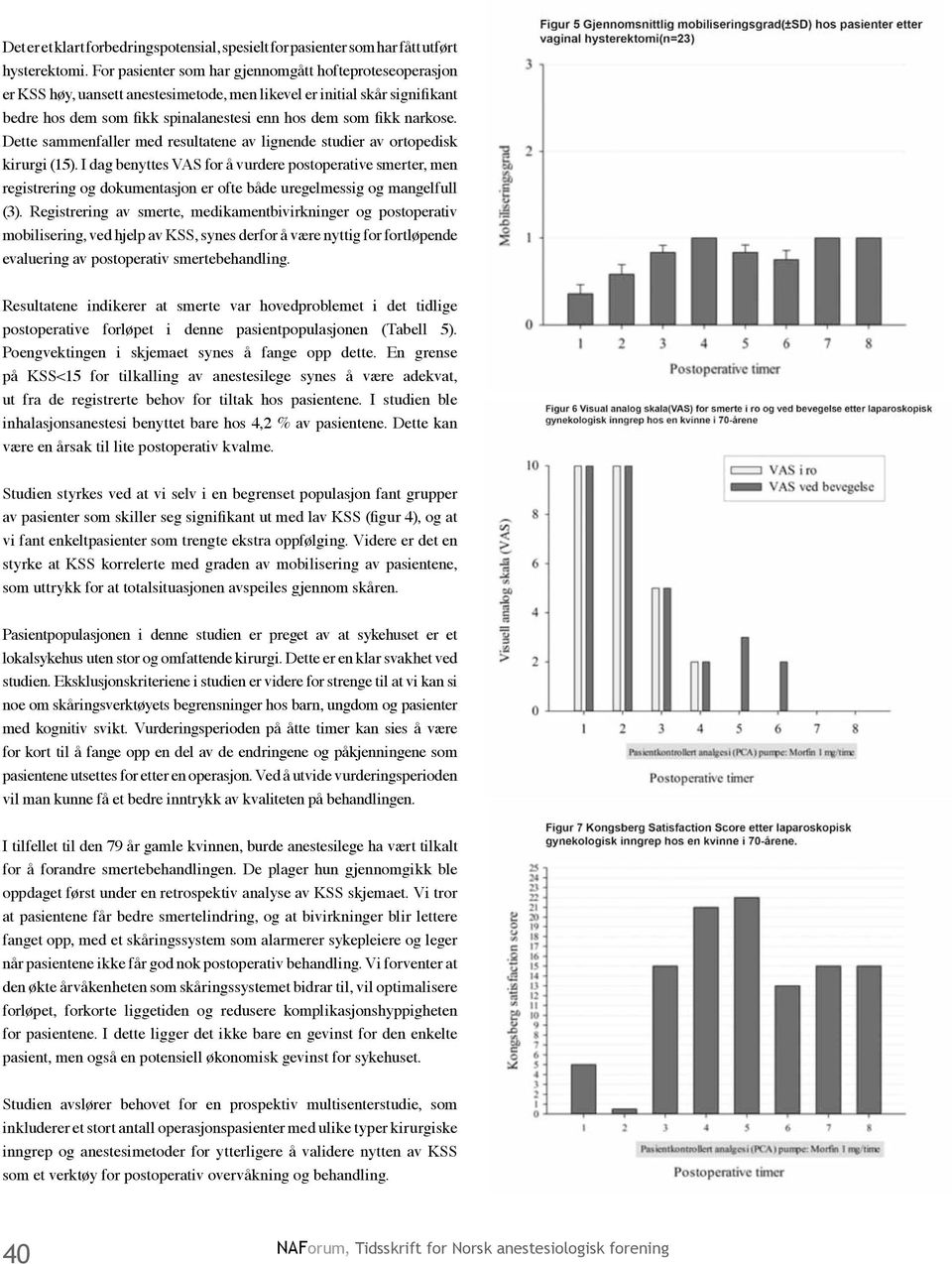 Dette sammenfaller med resultatene av lignende studier av ortopedisk kirurgi (15).