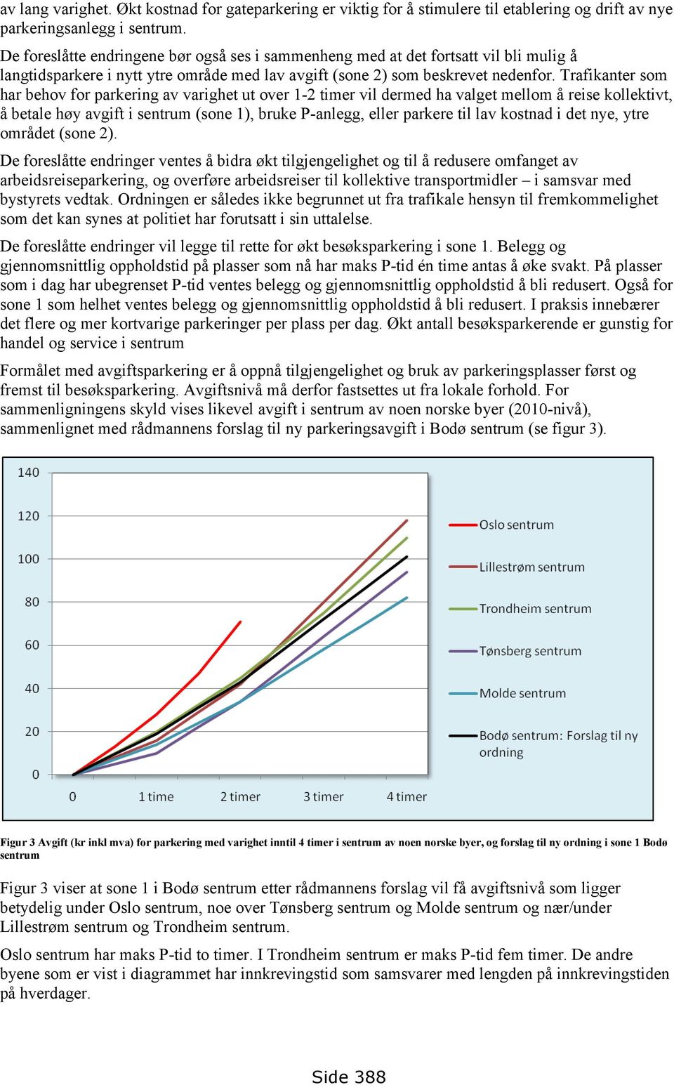 Trafikanter som har behov for parkering av varighet ut over 1-2 timer vil dermed ha valget mellom å reise kollektivt, å betale høy avgift i sentrum (sone 1), bruke P-anlegg, eller parkere til lav