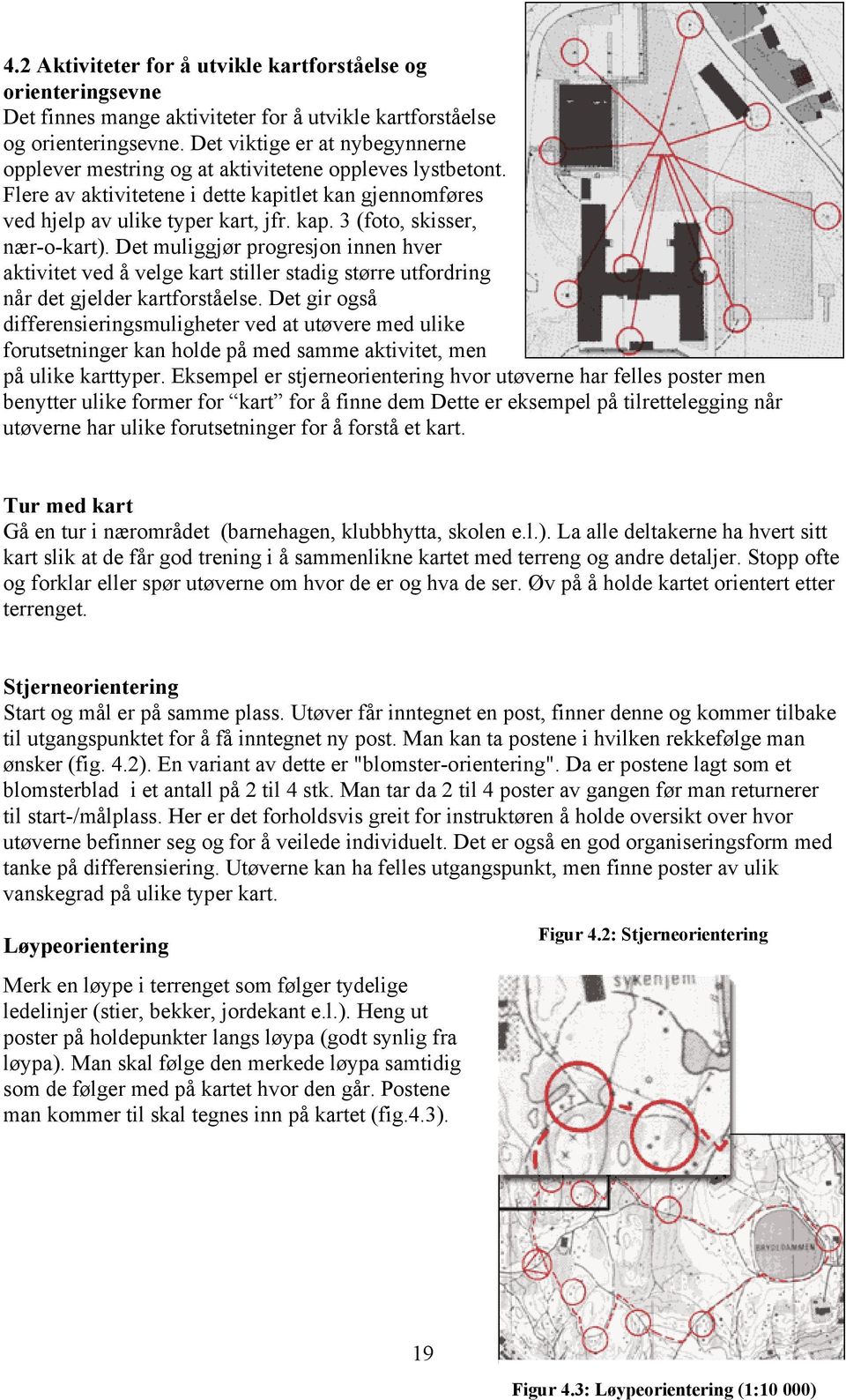 Det muliggjør progresjon innen hver aktivitet ved å velge kart stiller stadig større utfordring når det gjelder kartforståelse.