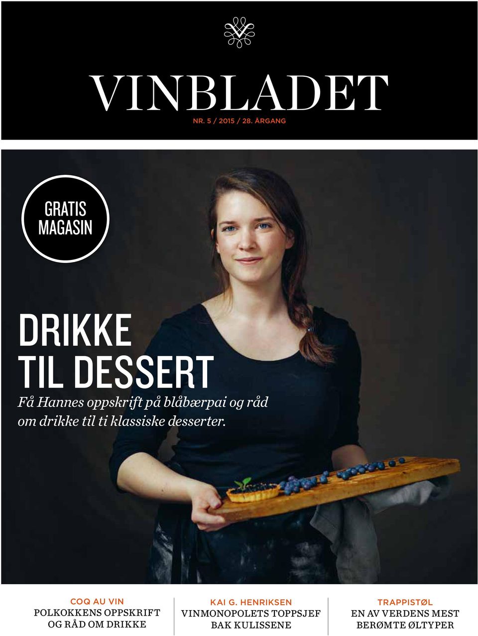 og råd om drikke til ti klassiske desserter.