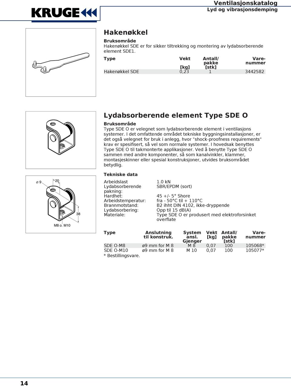 I det omfattende området tekniske byggningsinstallasjoner, er det også velegnet for bruk i anlegg, hvor "shock-proofness requirements" krav er spesifisert, så vel som normale systemer.