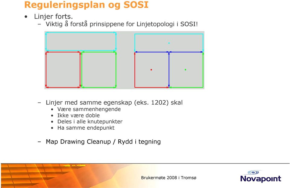 Linjer med samme egenskap (eks.