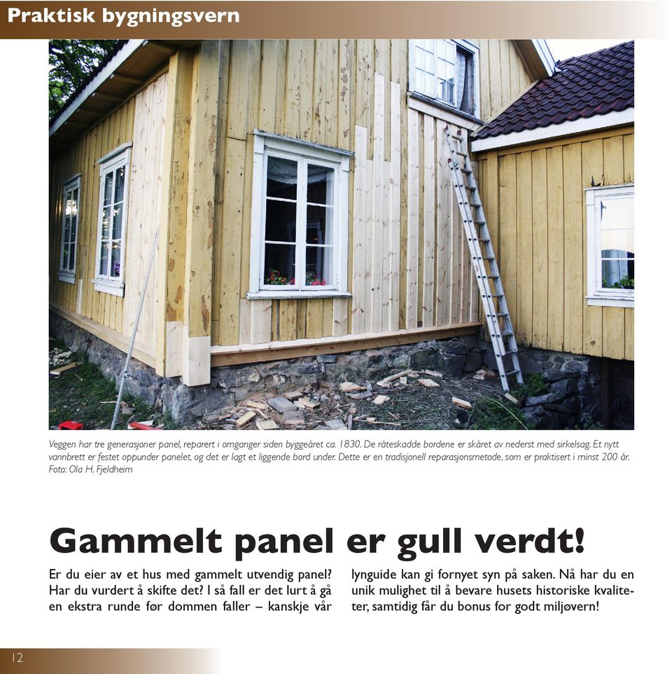 Er du eier av et hus med gammelt utvendig panel? Har du vurdert å skifte det?