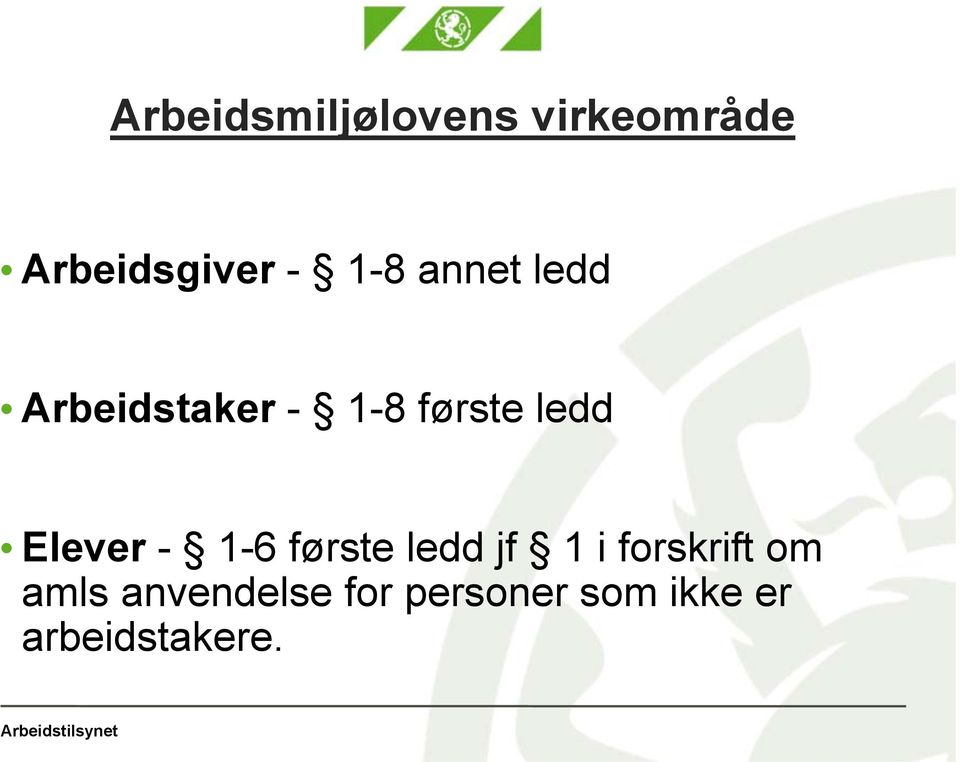 Elever - 1-6 første ledd jf 1 i forskrift om