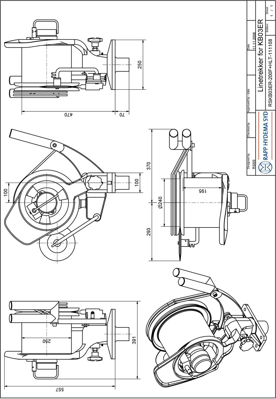 11.2008 Linetrekker for KB03ER